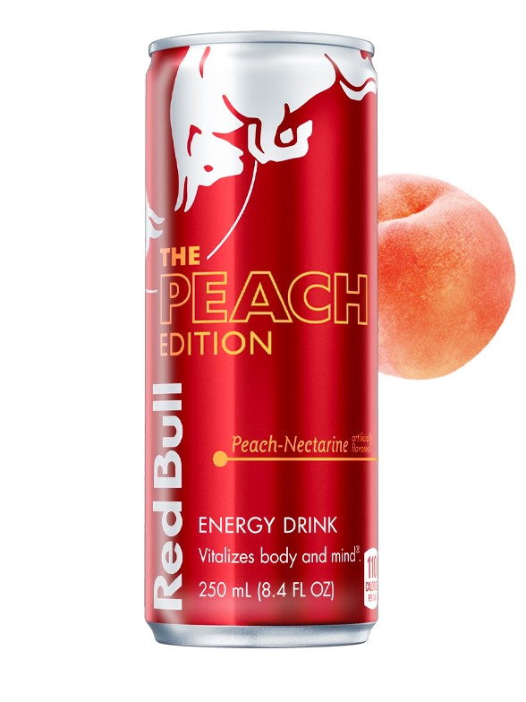 Bebida Energética Red Bull de Melocotón & Nectarina | The Peach Edition 250 ml.