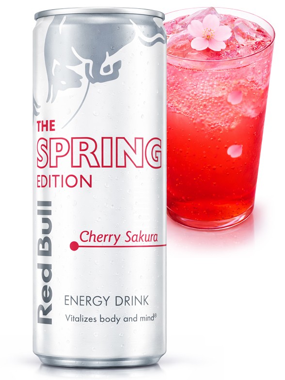 Bebida Red Bull Cherry Sakura | The Spring Edition 250 ml.