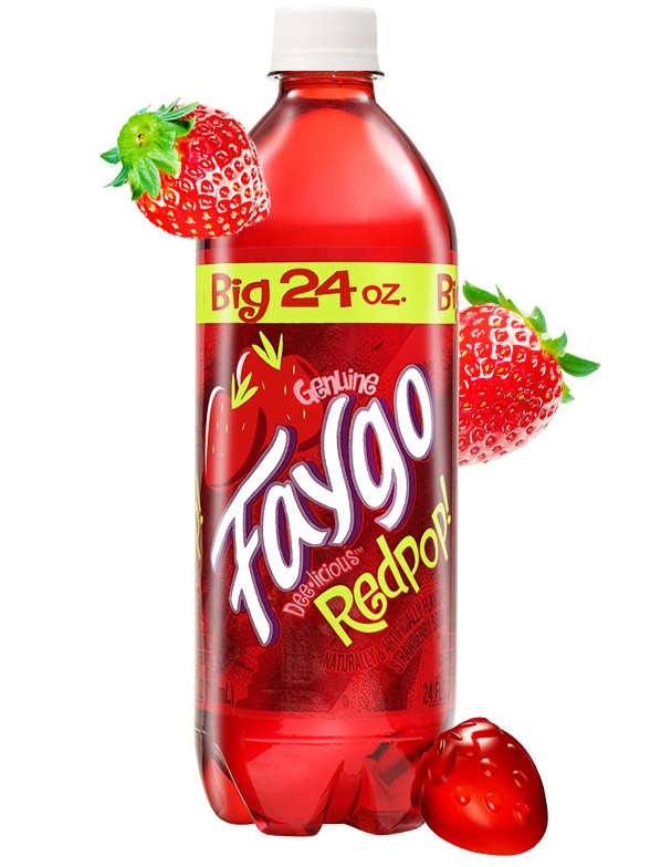 Refresco Americano Faygo BIG Gummy | Sabor Fresas 710 ml.