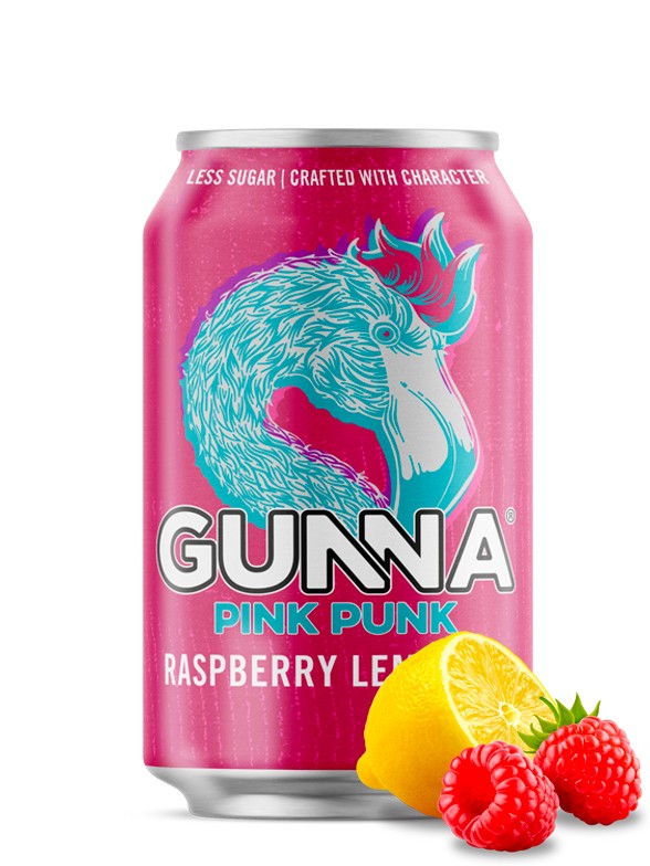 Limonada Pink Punk de Frambuesa | Gunna 330 ml.