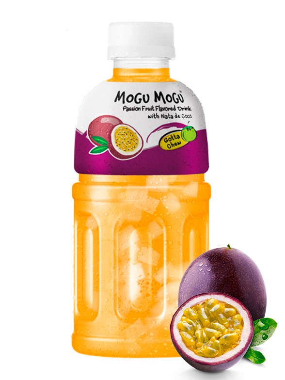 Bebida Mogu Mogu Fruta de la Pasión 320 ml.