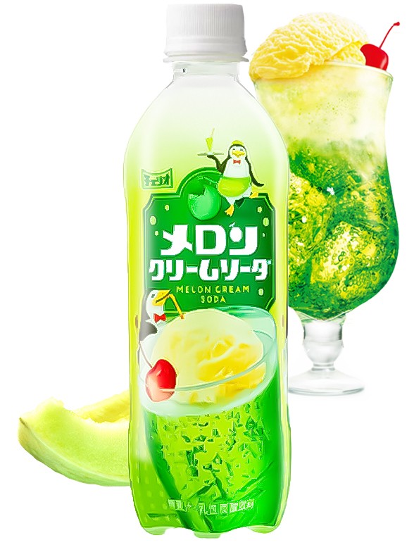 Refresco de Melón con Helado de Vainilla Cheerio 500 ml.