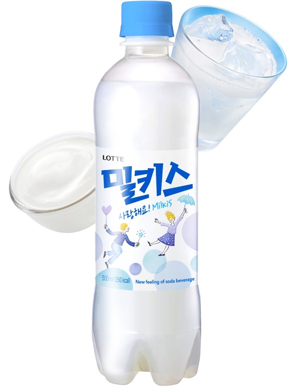 Refresco Coreano Milkis Sparkling Original 500 ml.
