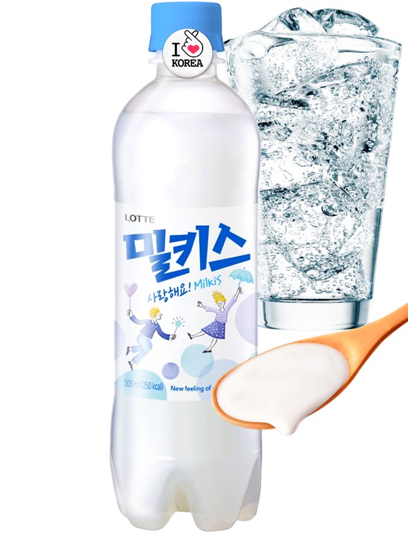 Refresco Coreano Milkis Sparkling Original 500 ml.