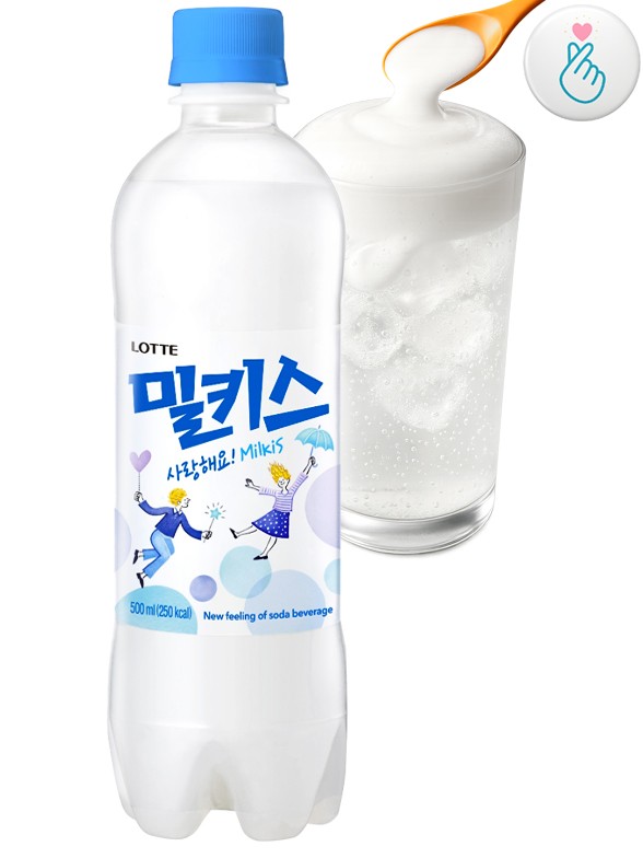 Refresco Coreano Milkis Sparkling Original 500 ml.