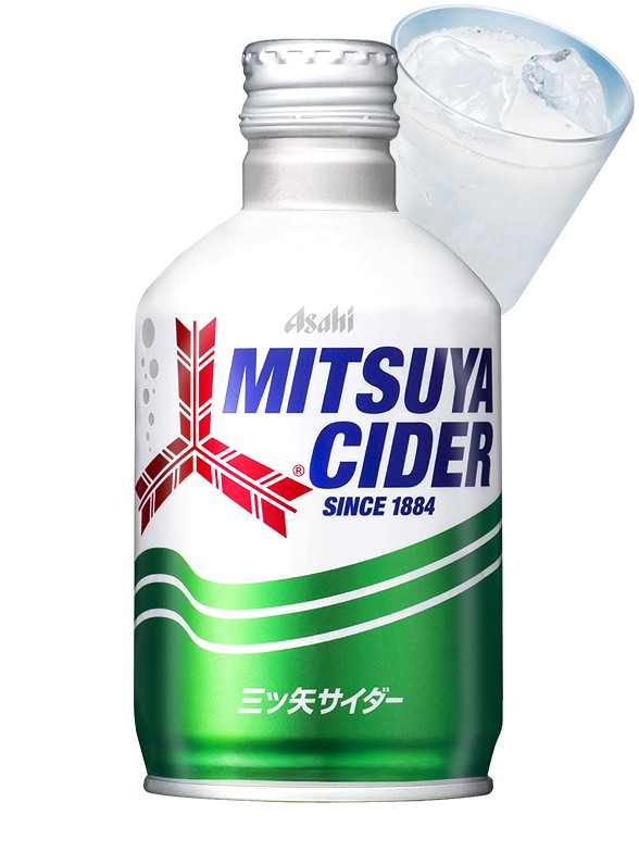 Soda Mitsuya Sparkling Cider | Botella de Aluminio 300 ml.