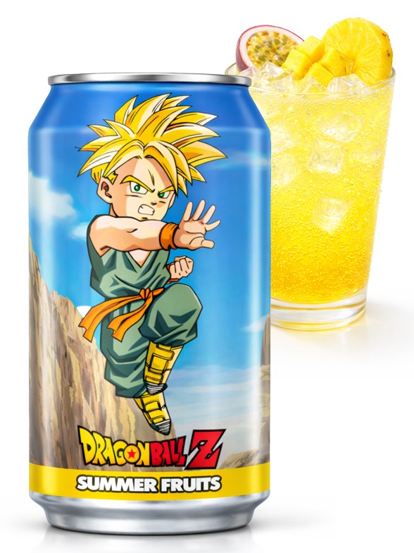 Refresco Summer Fruits | Kawaji x Dragon Ball Z | Trunks 330 ml.