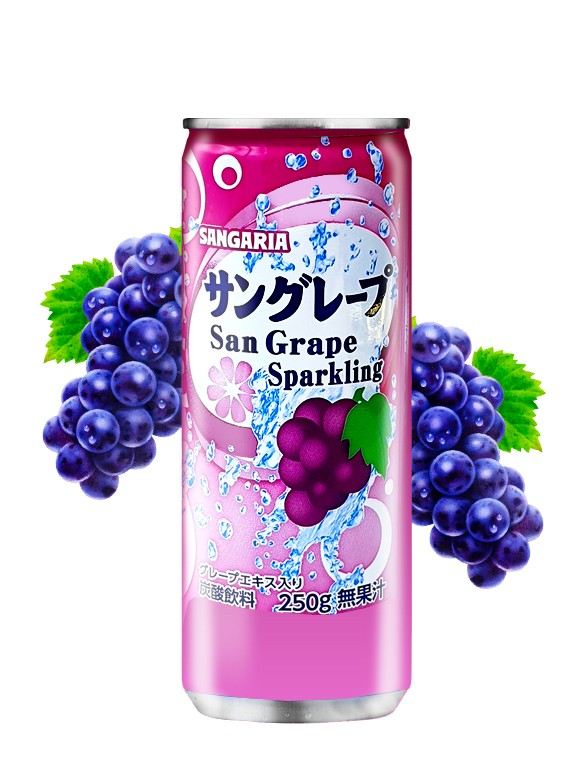 Refresco Soda Sparkling Uva Negra 250g.