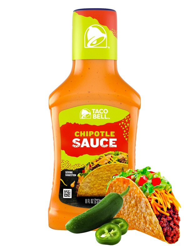 Salsa Creamy Chipotle Taco Bell Picante 237 ml.