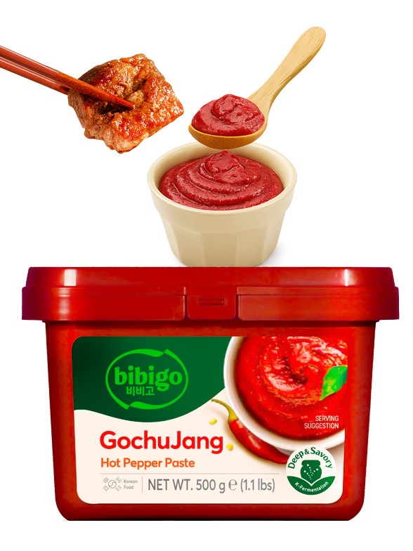 Salsa Coreana de Guindilla y Arroz | Gochujang 500g.