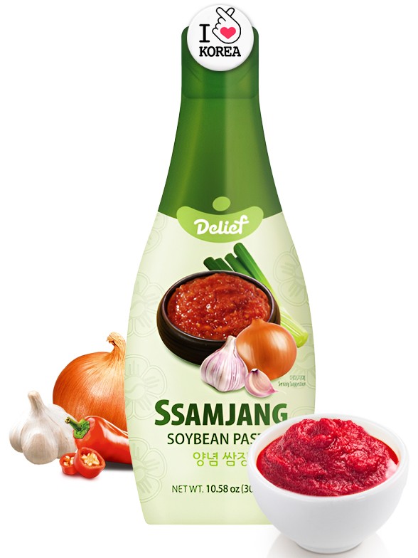 Salsa Coreana Ssamjang de Soja Dulce y Picante | 300 grs.