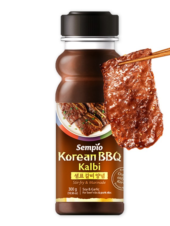 Salsa Coreana Kalbi para Ternera | Receta Sempio 300 grs./245 ml.