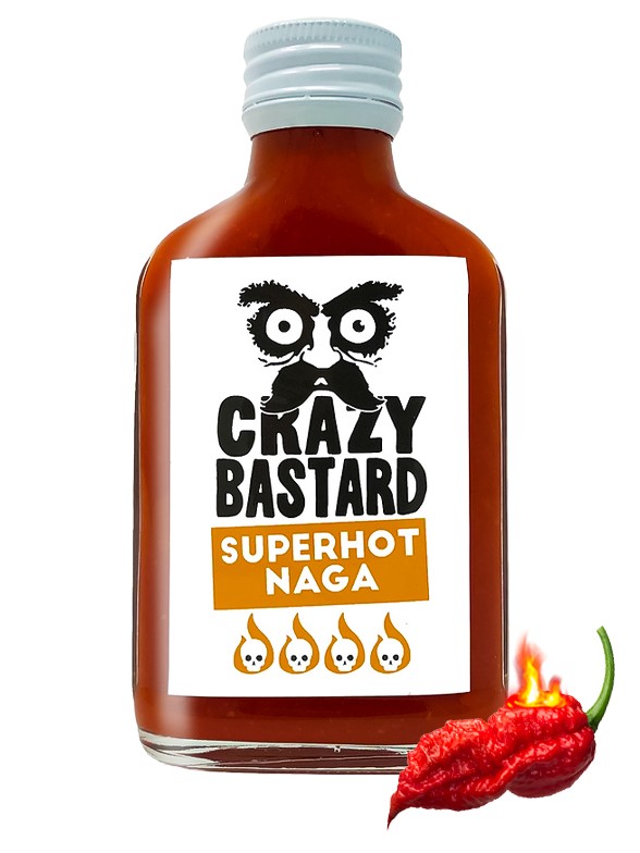 Salsa Crazy Bastard | Super Hot Naga 100 ml.