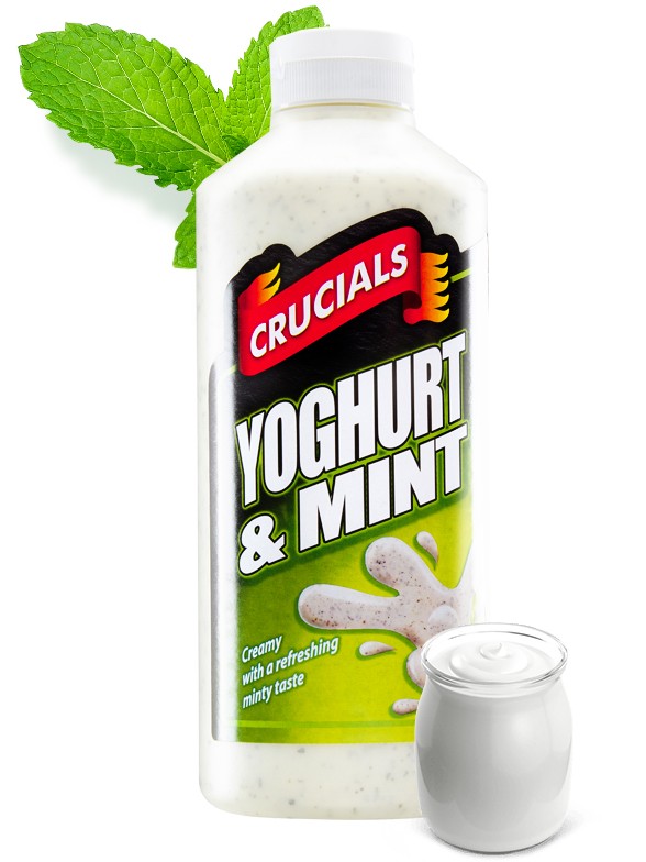 Salsa Yogur y Menta Crucials 500 ml.