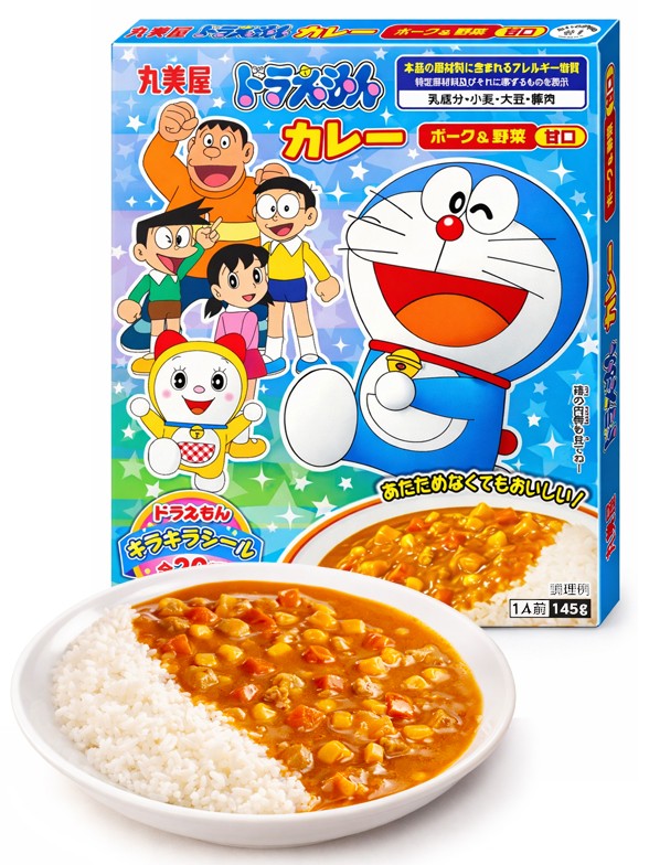Salsa de Curry Japonesa con Cerdo y Queso | Doraemon 145g.