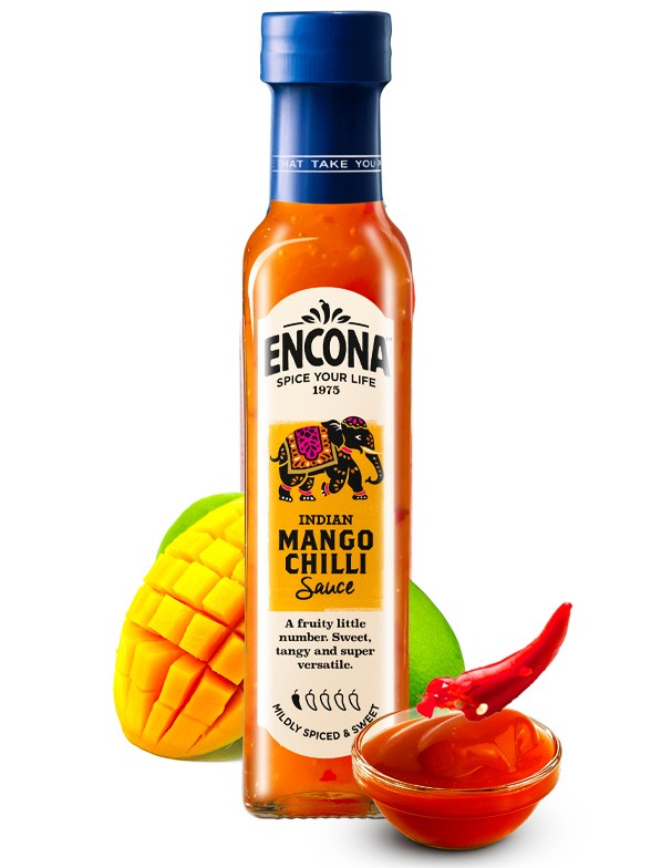 Salsa Medio Picante Mango Chili | Encona 142 ml.