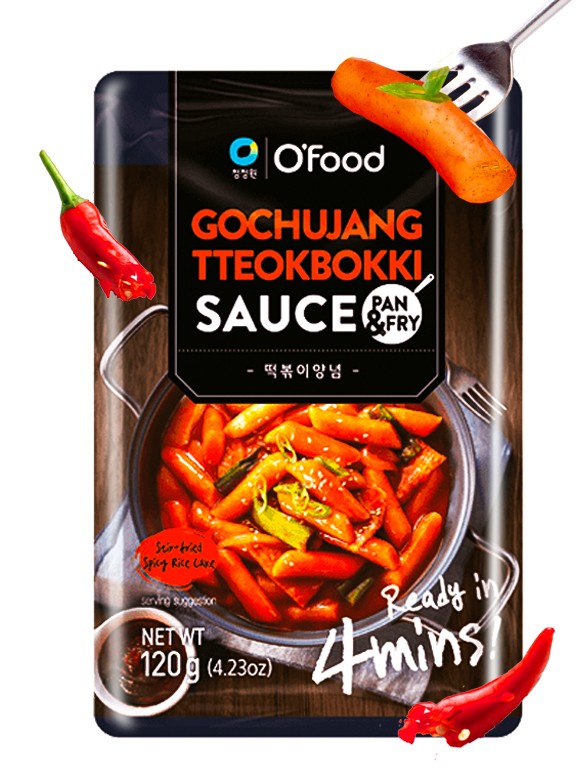 Salsa Fresca Coreana Gochujang para Topokki | Medio Picante 120 grs.