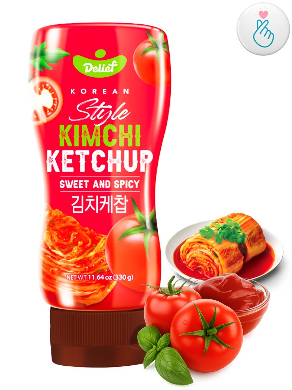 Salsa Coreana de Ketchup con Kimchi | Sweet & Spicy 330g.