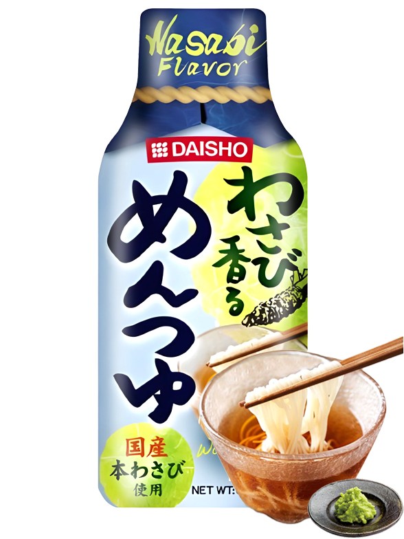 Salsa Mentsuyu Concentrada con Wasabi 180g.