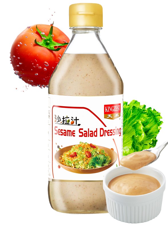 Salsa Aderezo de Sésamo y Setas Shitake para Ensaladas 200 ml.