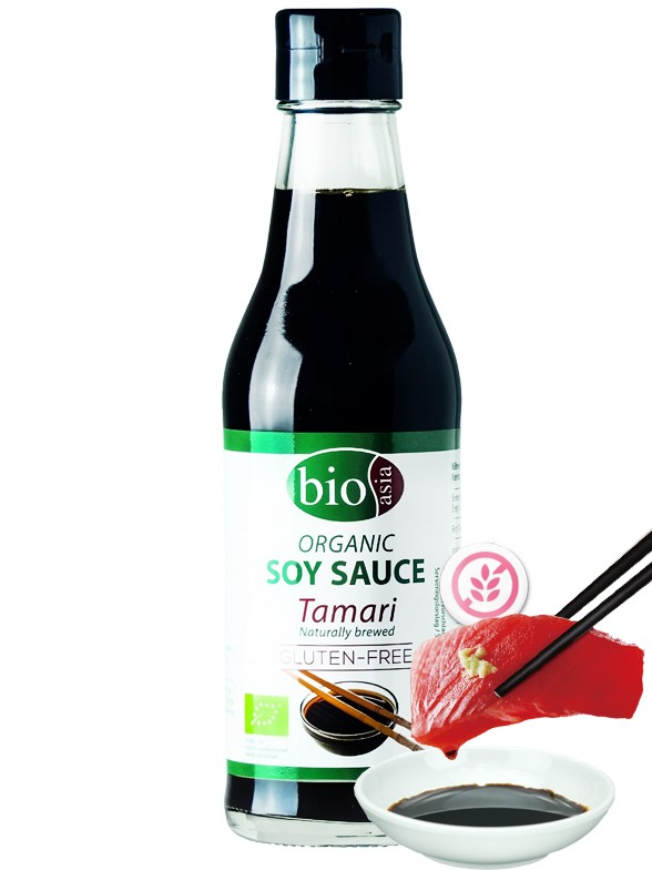 Salsa de Soja Orgánica Tamari | Sin Gluten 250 ml.