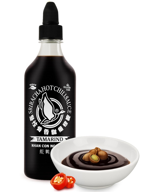 Salsa Sriracha Black Chili con Tamarindo 455 ml.