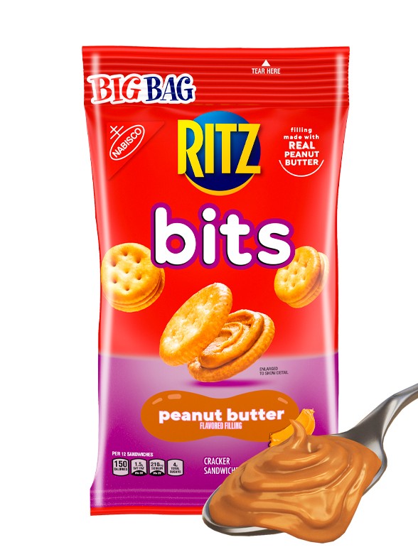 Sandwiches de Galletitas de Crema de Cacahuete | Ritz Bits 85 grs.