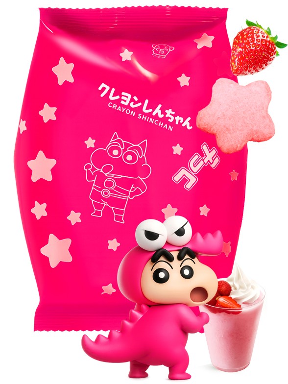 Galletas Snack Shin Chan Fresas Milk | Basic Akihabara Shop