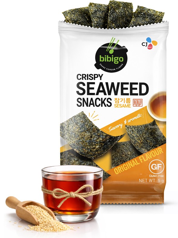 Algas Nori Crujiente con Aceite de Sésamo | Bibigo
