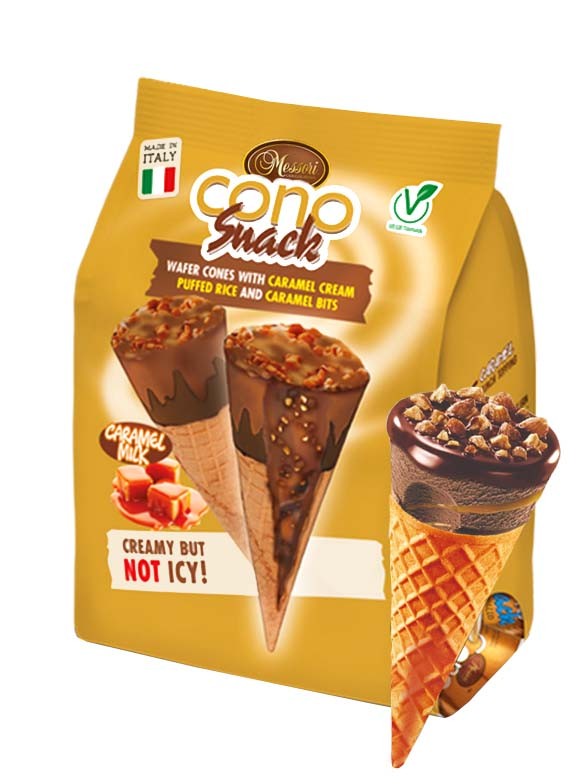 Minis Snacks Ice Cream de Chocolate y Caramelo | Messori Bakery 100 grs