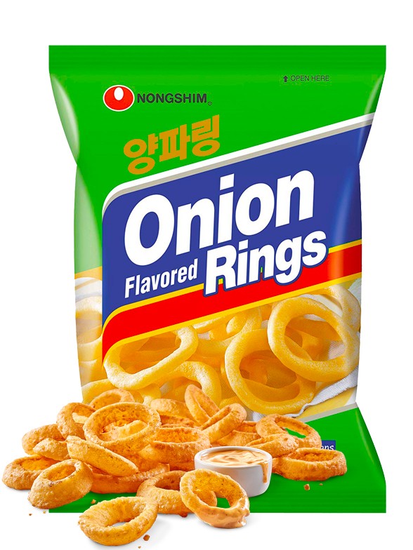 Snack Coreano de Aros de Cebolla 50 grs.