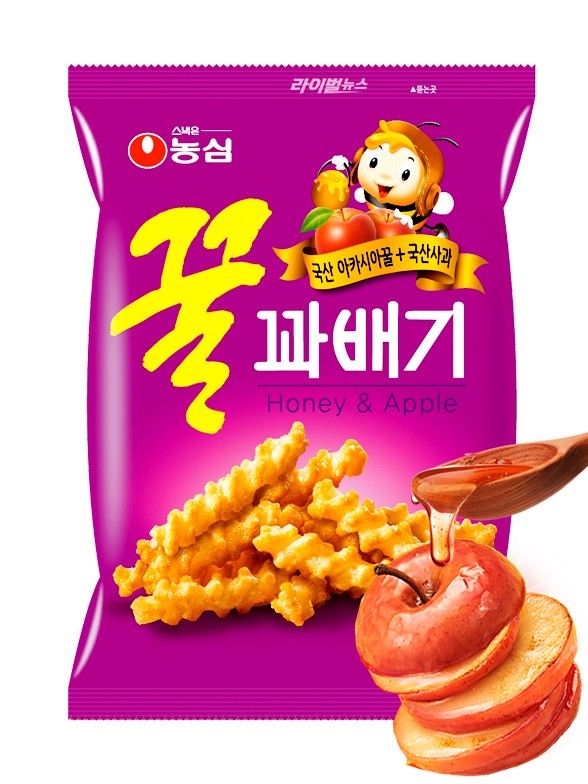 Twist Snack Coreano con Arroz, Miel y Manzana