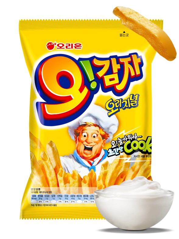 Snack Coreano de Patata Sabor Crema de Queso | Macaroni Gratin