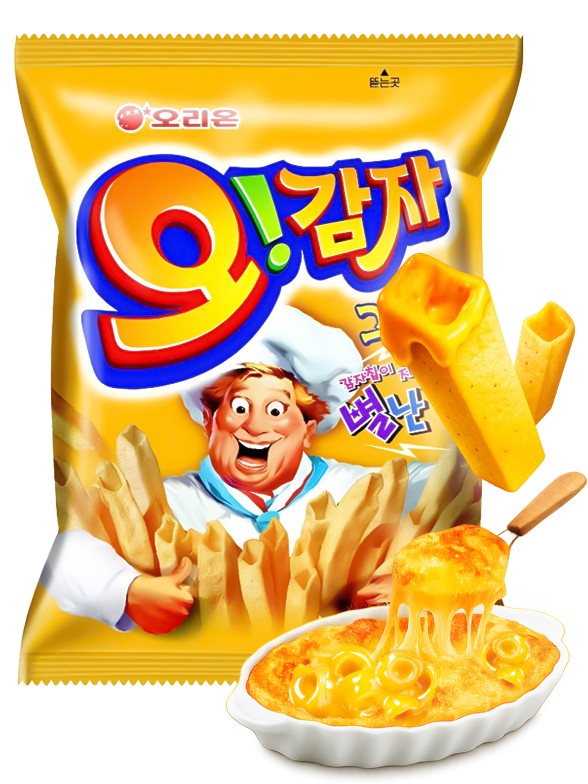 Snack Coreano de Patata Sabor Crema de Queso | Macaroni Gratin