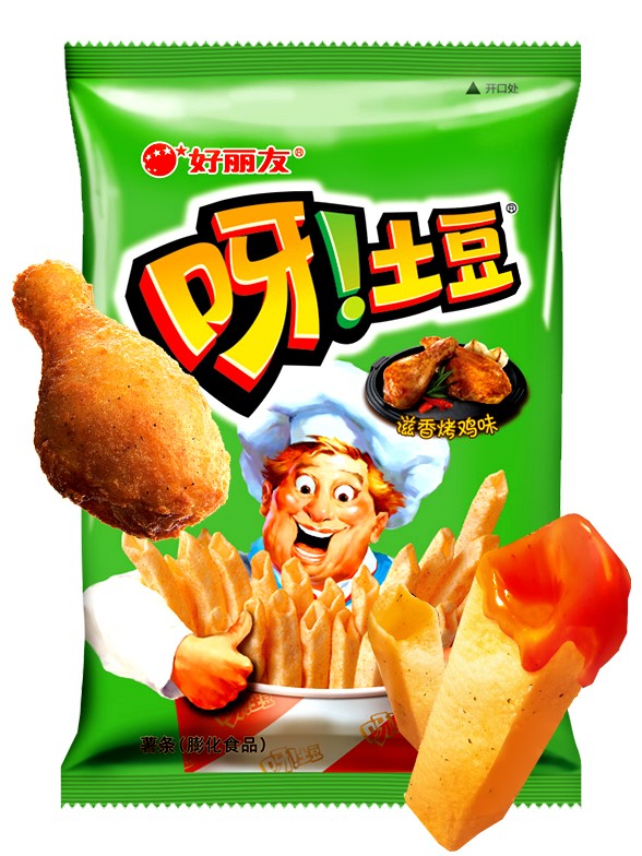 Snack Coreano de Patata Sabor Pollo Frito | Macaroni Gratin 40 grs