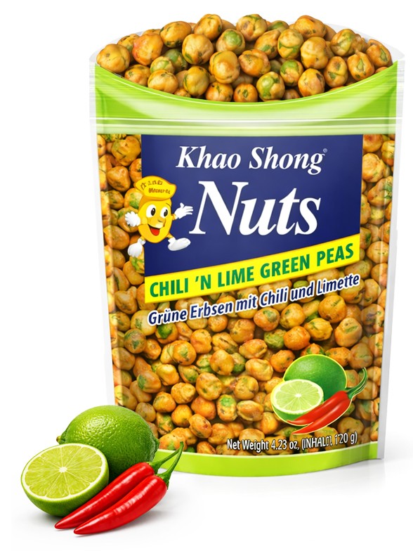 Guisantes Verdes Japoneses Sayaendo con Lima y Guindilla 120g.