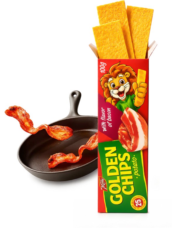 Patatas Golden Chips Panceta Bacon | 100 g