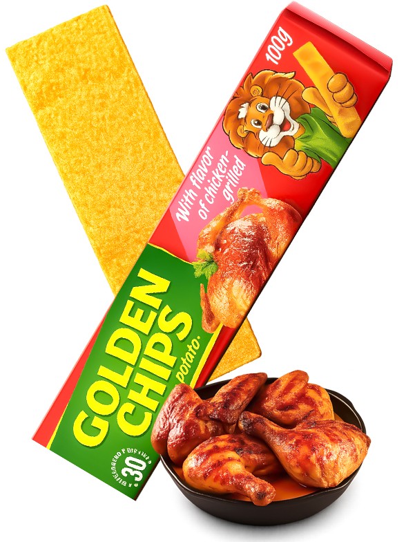Patatas Fritas Crispy Bar sabor a Pollo Asado 100g.