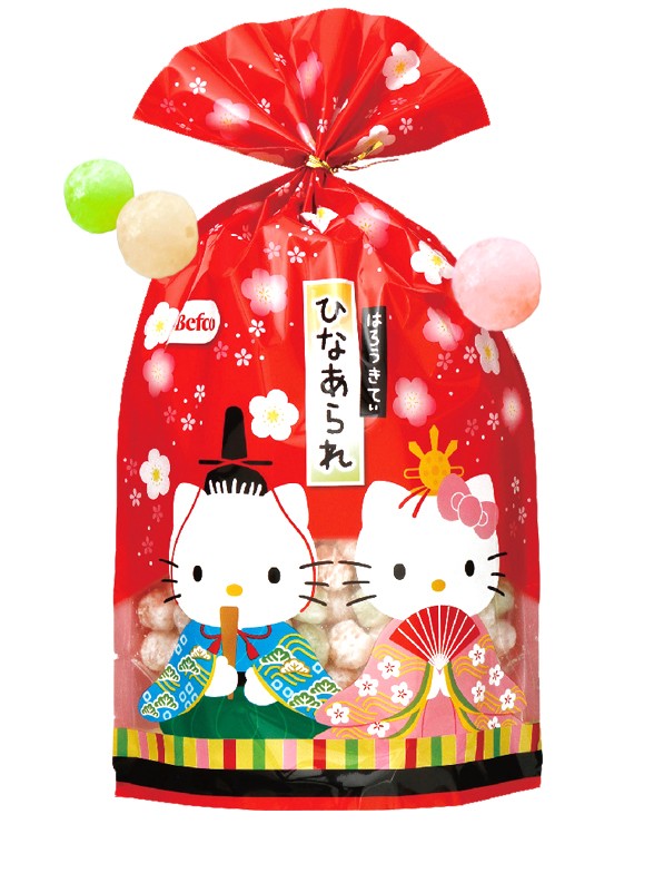 Snacks de Arroz Senbei | Hello Kitty Festival Hinamatsuri 70 grs.