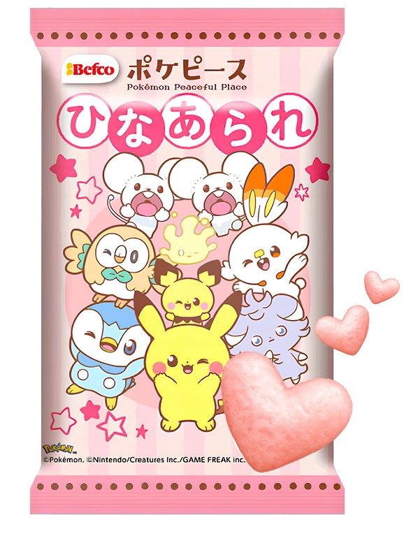 Galletitas Dulces de Arroz Senbei | Pokémon Peaceful Place 40g.