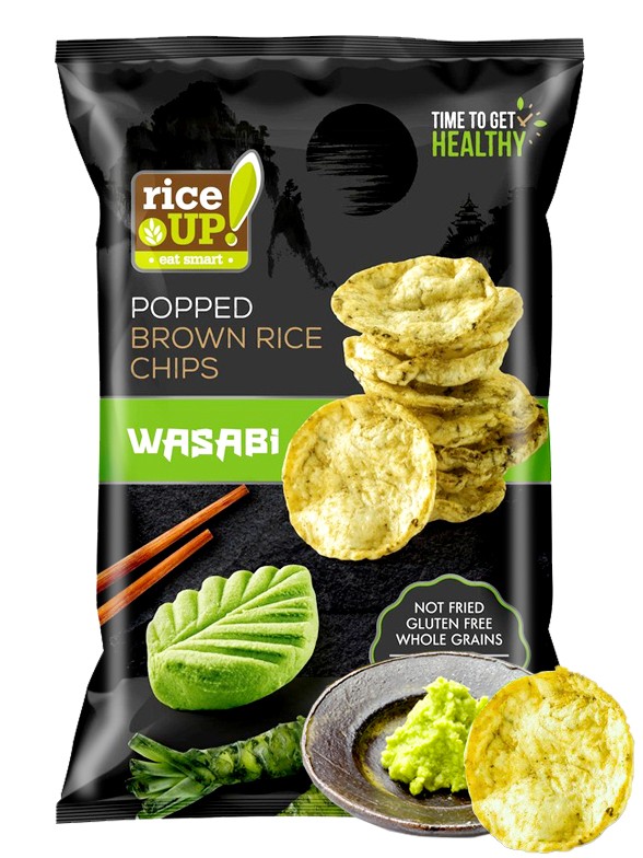 Tortas de Arroz Integral con Wasabi | Sin Gluten 60g.