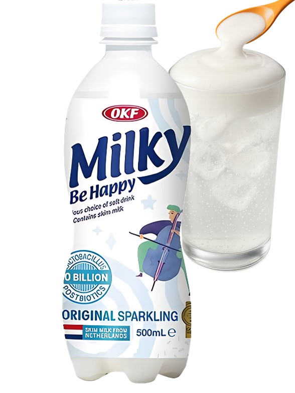 Refresco Coreano Milkys Be Happy | OKF 355 ml.