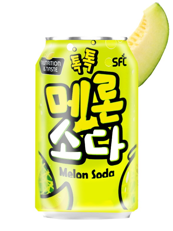 Soda Coreana de Melón 350 ml.