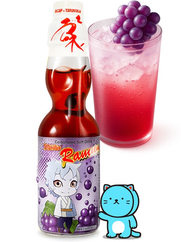 Soda Ramune de Uva | Edición Boruto Naruto