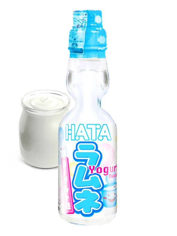 Soda Ramune Sabor Yogur 200 ml.