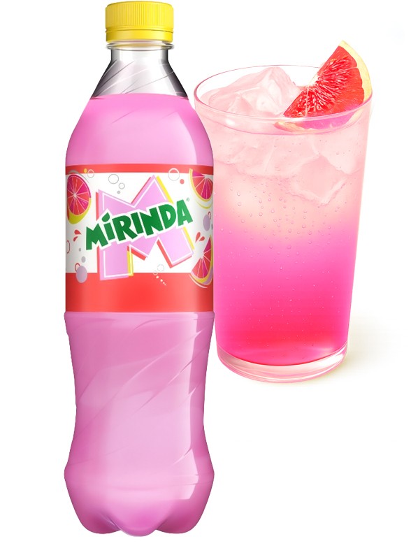 Refresco de Pomelo Rosa | Sin Azúcar | Mirinda 500 ml.