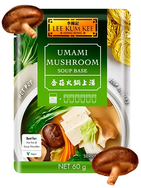 Sopa Base de Setas sabor Umami | Lee Kum Kee 60 grs.