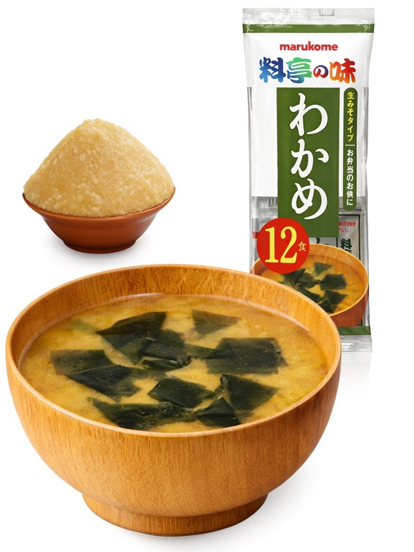 Sopa Instantánea de Miso y Alga Wakame | Marukome 12 Raciones