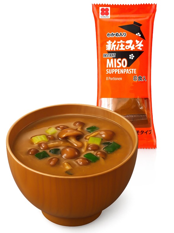 Sopas Instantáneas de Miso y Wakame | Marukome 8 Raciones