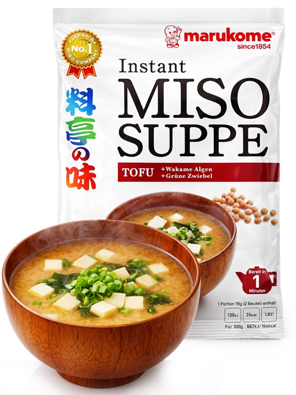 Sopa Instantánea de Miso Marukome y Tofu | 3 Raciones